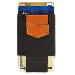 Porte-cartes d'identité de marque pour hommes, porte-cartes de crédit, portefeuille mince portable, étui pour cartes de visite, poche à monnaie, mode, vente en gros