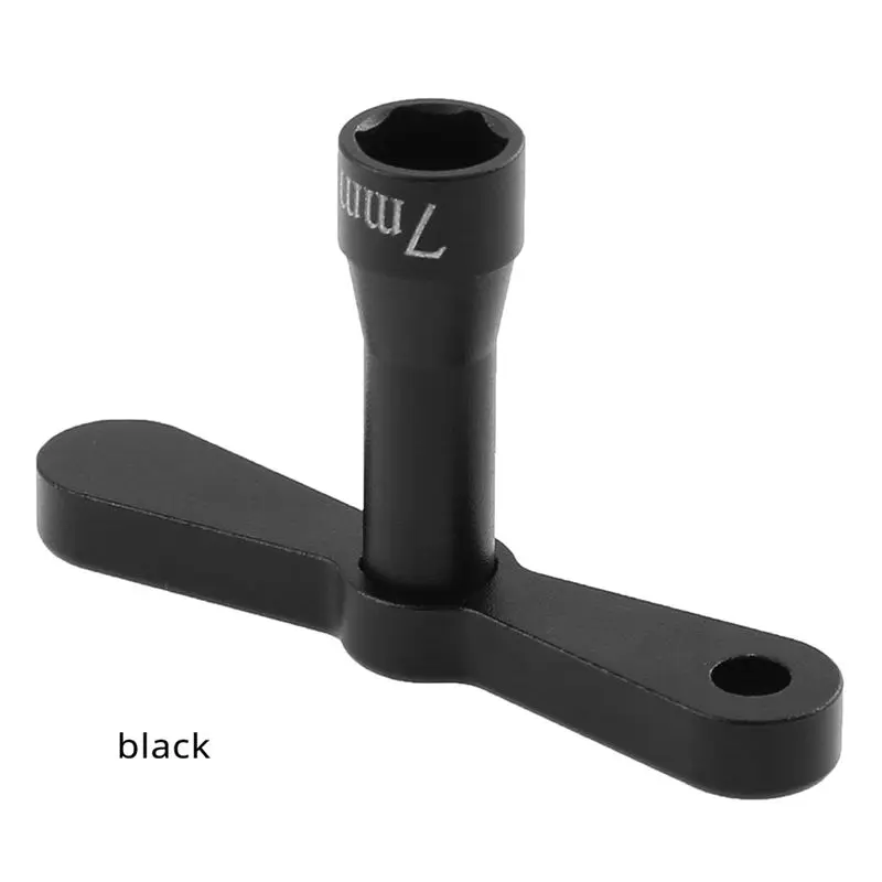 Metal Wheel Hex 7Mm Nuts Sleeve Wrench Tool For 1/18 1/24 RC Crawler Car TRX4M SCX24 AX24 FCX24 FCX24M Upgrade Parts-[A17I Toy]