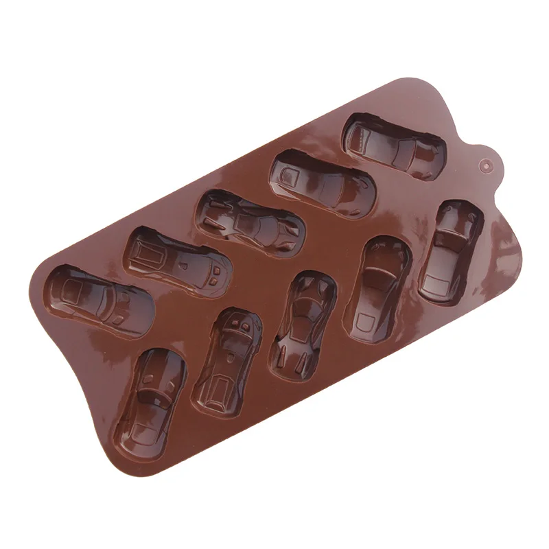 3D Car Shape Silicone Mould Chocolate Candy Jelly Pudding Ice Mold Resin Molds Cake Decoration Baking Tool