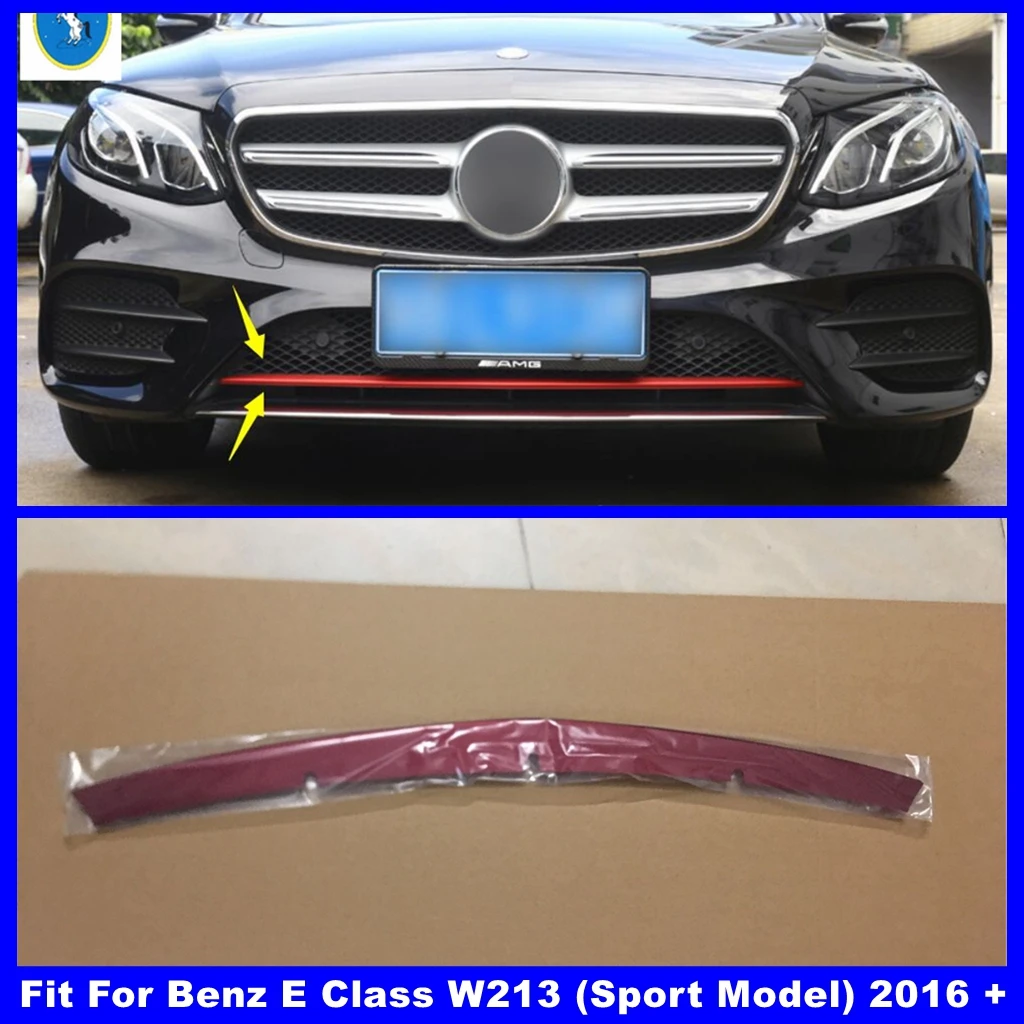 

Front Bottom Bumper Protection Panel Cover Trim For Mercedes Benz E Class W213 ( Sport Model ) 2016 - 2019 Exterior Accessories