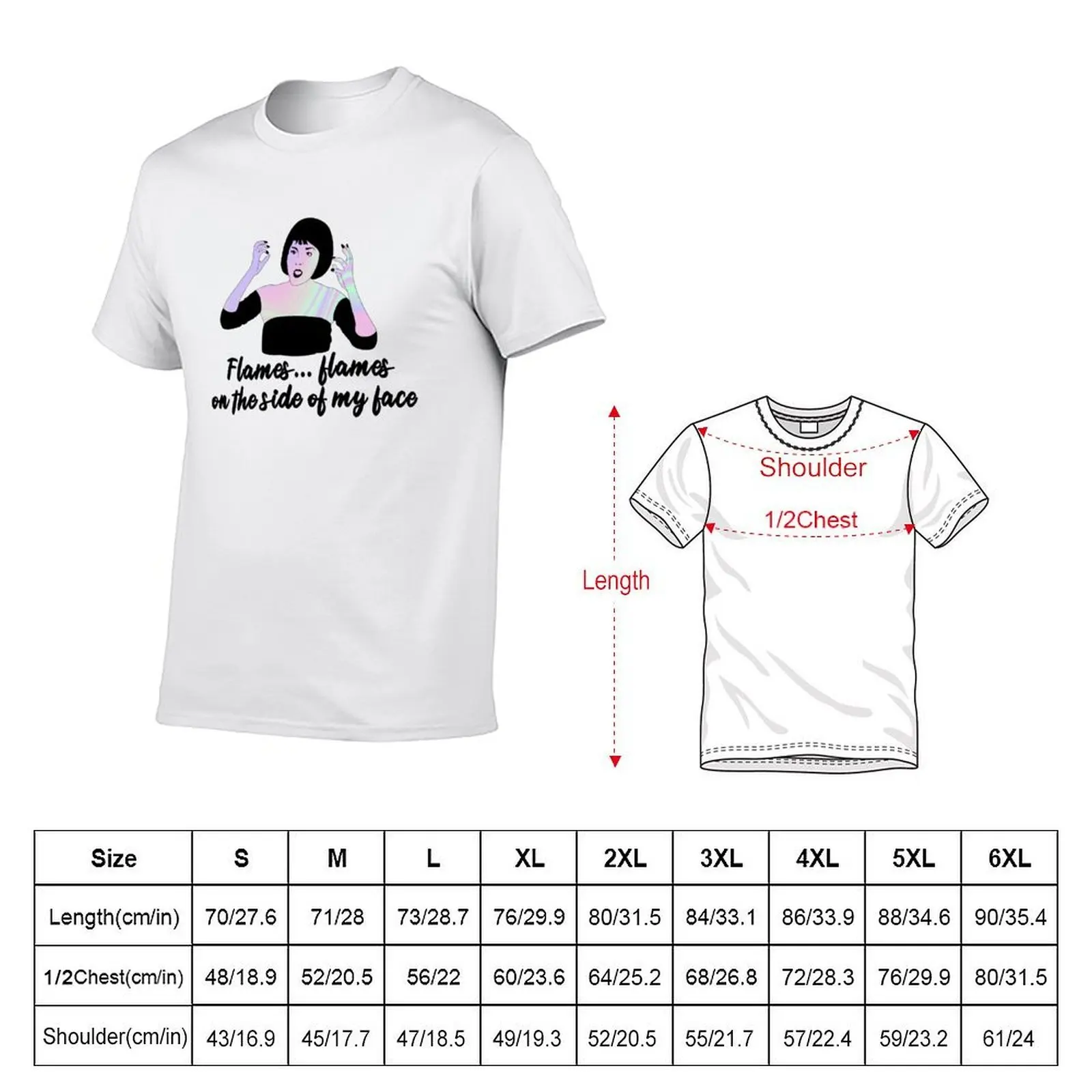 flames flames T-Shirt anime t shirts new edition big and tall t shirts for men