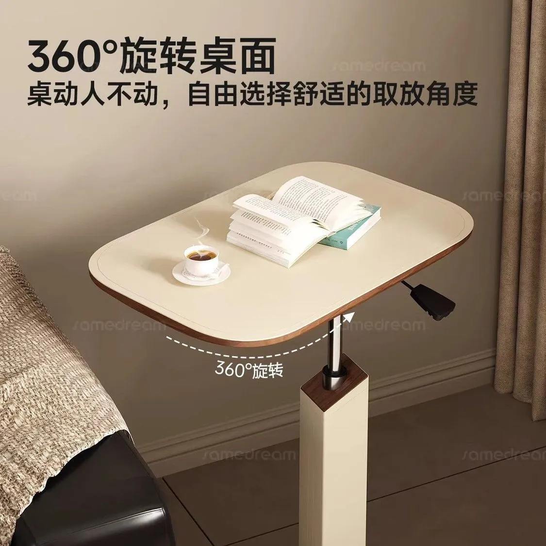 Movable lifting computer desk bedroom bedside table modern simple corner table