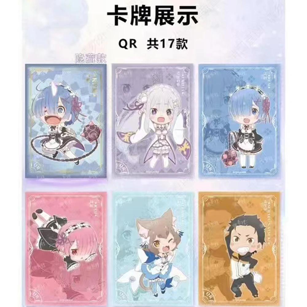 Nieuwe Originele Kaart. Fun Re: Zero-Start Leven In Een Andere Wereld Collectie Spel Anime Kaart Tafelbord Speelgoed Voor Kerstcadeau