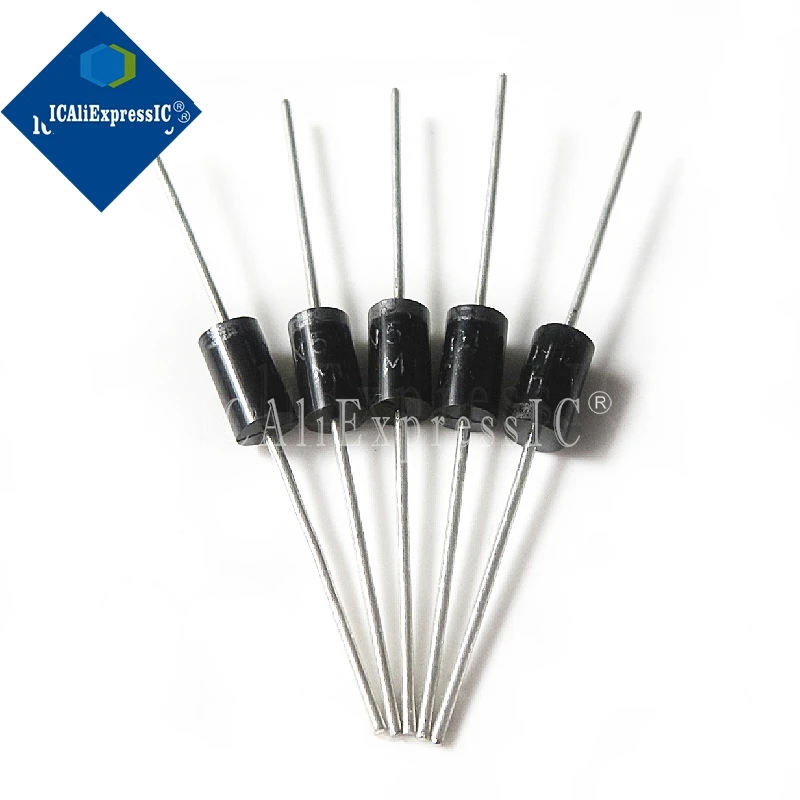 20pcs/lot Rectifier Diode 1N5408  1N5404 1N5401 1N5822 1N5818  UF5408 UF5402 6A10 10A10 DO-27 In Stock