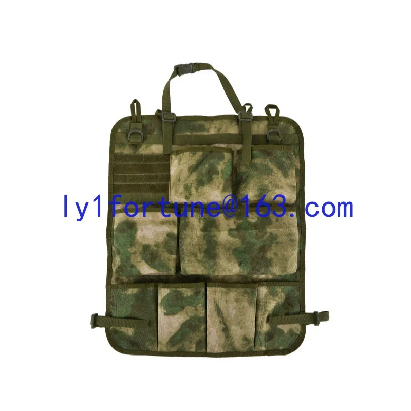 

Hot-selling car tactical seat storage bag multi-functional camouflage back chair storage bag