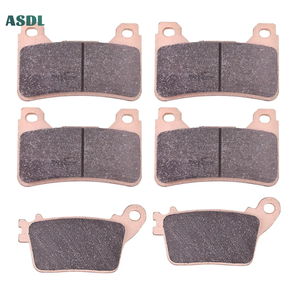 Motorcycle Front Rear Copper Brake Pads Set for HONDA CBR600 CBR 600 RR Hannspree CBR 1000 for YAMAHA YZF-R1 MI Mission 2020