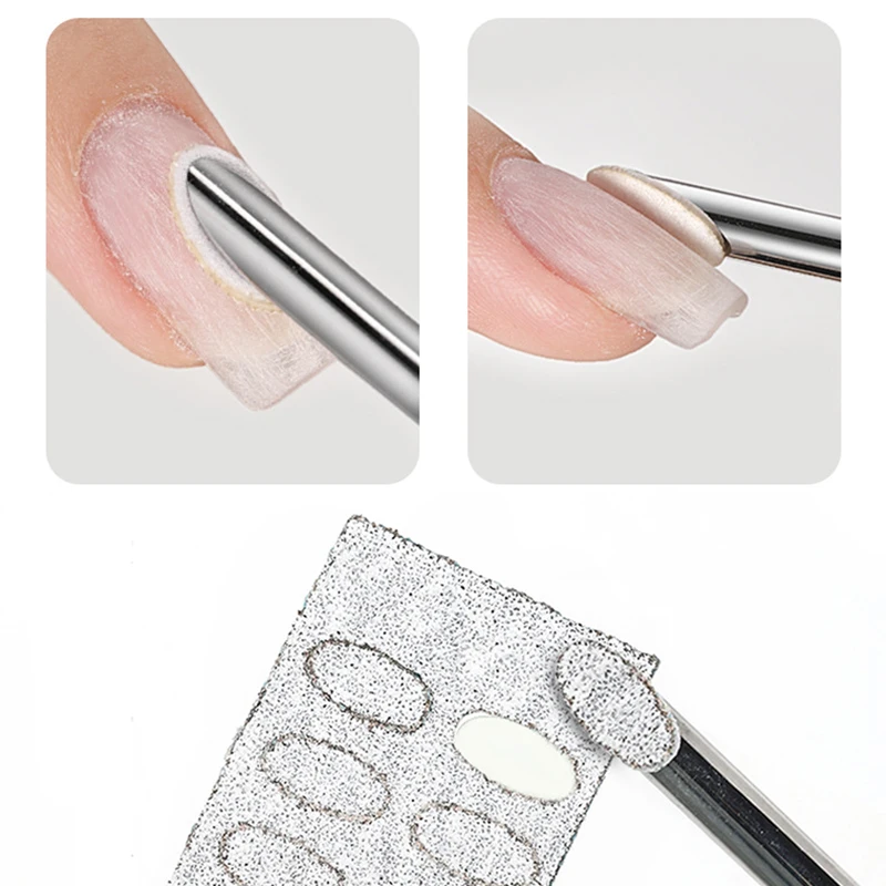 Nail Cuticle Pusher Self-adhesive Sandpaper 100/240 Replaceable Refill Sand Paper for Pre Polishing Manicure Treatment Tool