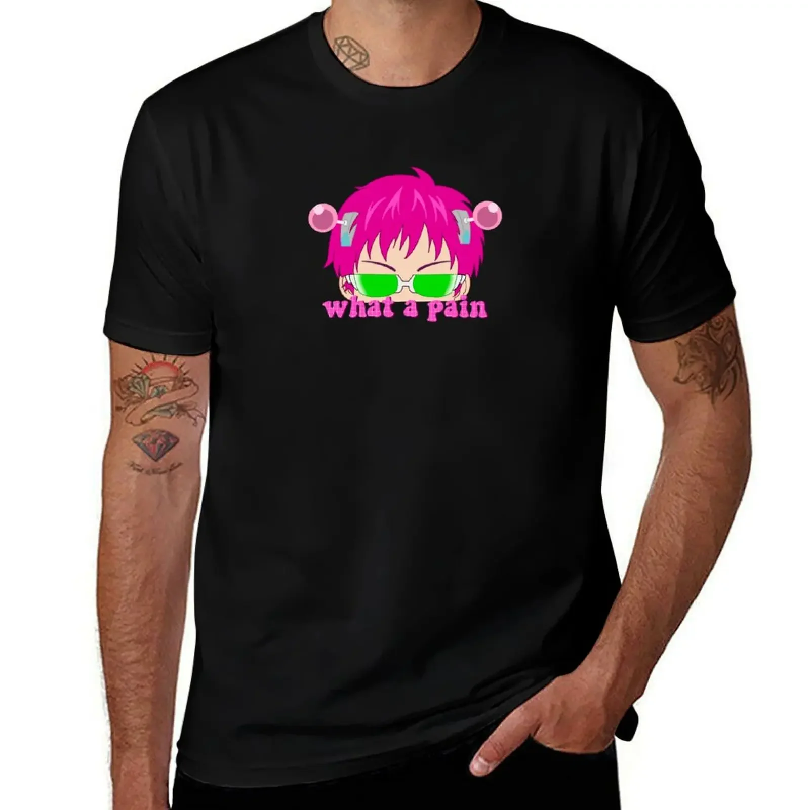 Saiki k what a pain T-Shirt customs customizeds Blouse T-shirt men