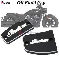 Motorcycle Front&Rear Billet Master Cylinder Covers for Indian BOBBER Scout 2015-2018 Motocicleta Motos Motorcycle Parts