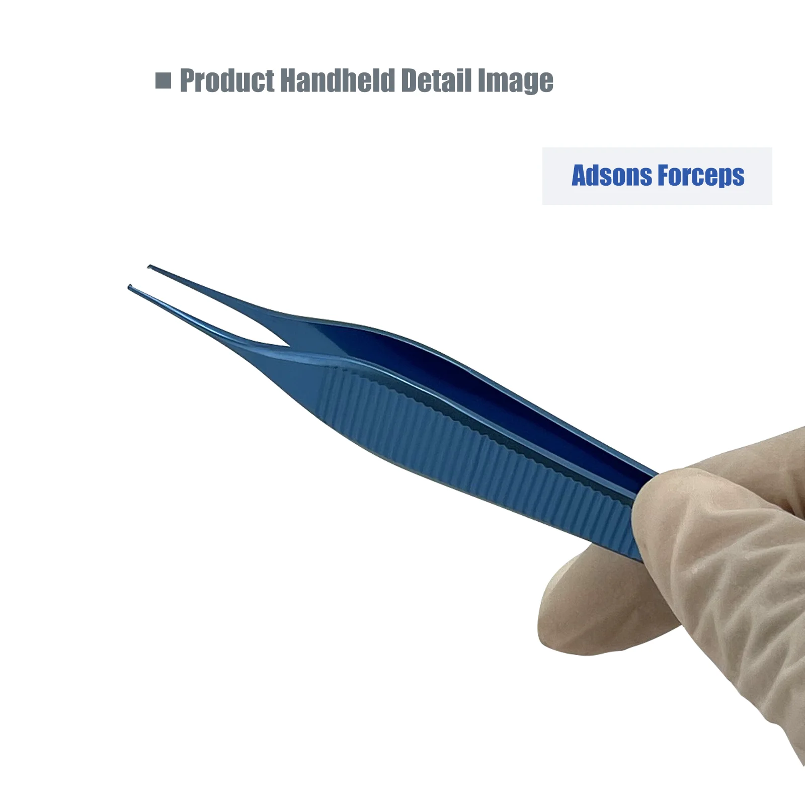 Adsons Forceps  Straight shafts without platforms  Ophthalmic forceps made of titanium alloy, multi-functional in use