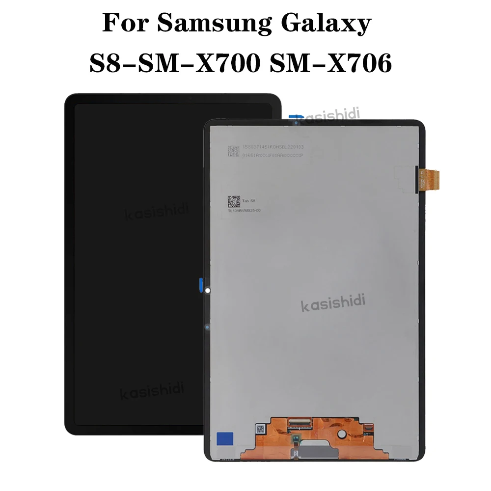 11'' Tested  For Samsung GalaxyTab S8 SM-X700 SM-X706 X706B X706N X706U LCD display touch screen Replacement For X700 X706 LCD