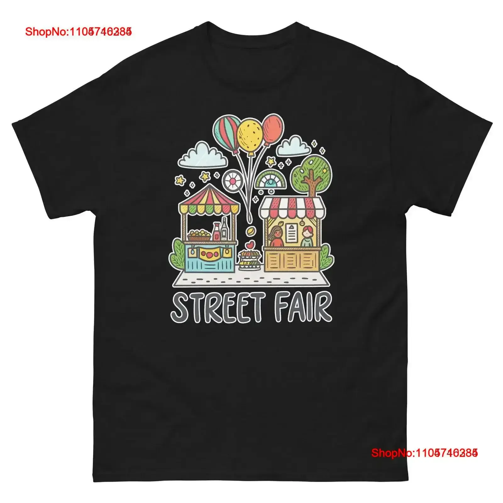 Street Fair Event Attraction Social Gathering T Shirt vintage Washed Comfortable Stylish homme Soft Casual Slightly vintage