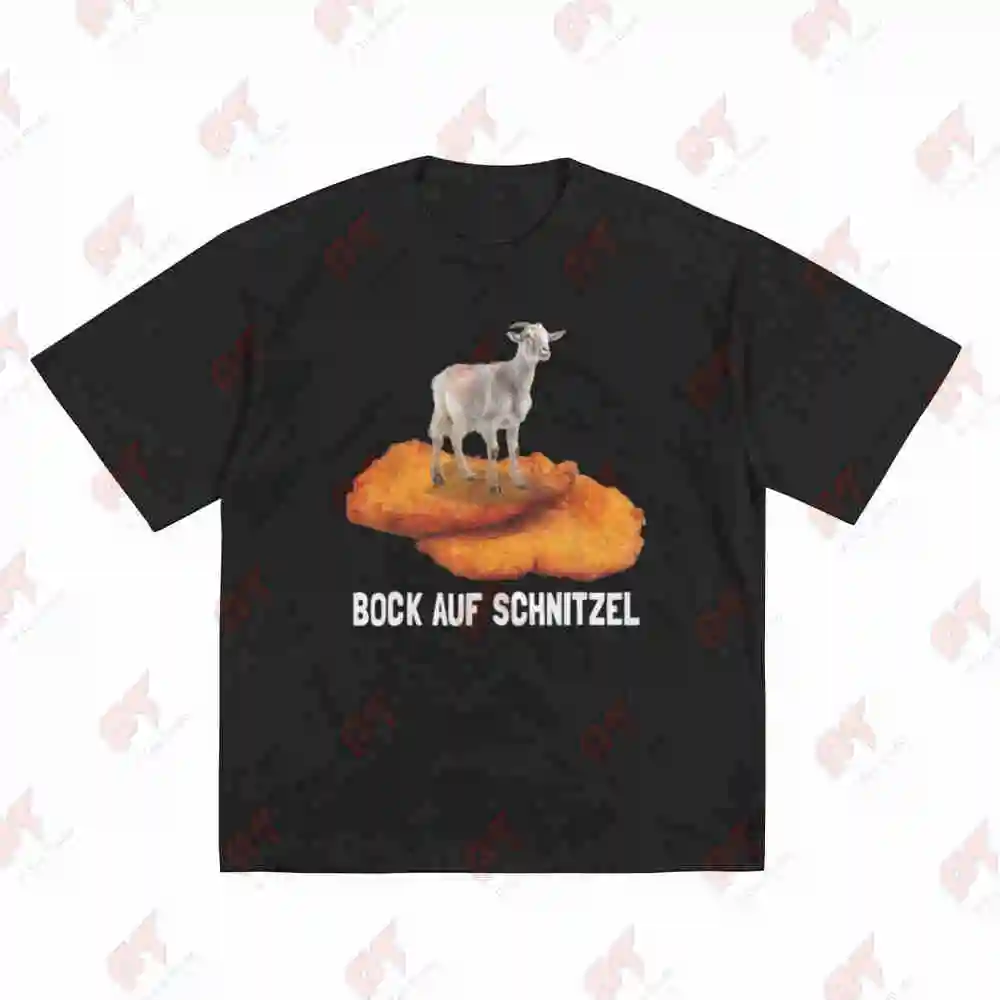 Funny Schnitzel Craving Short Sleeve Tee 100% Cotton T-Shirt