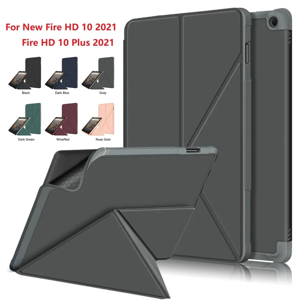 Auto-Sleep/Wake Case for New Fire HD 10 2021 Case Cover For New Fire HD 10 Plus (2021)