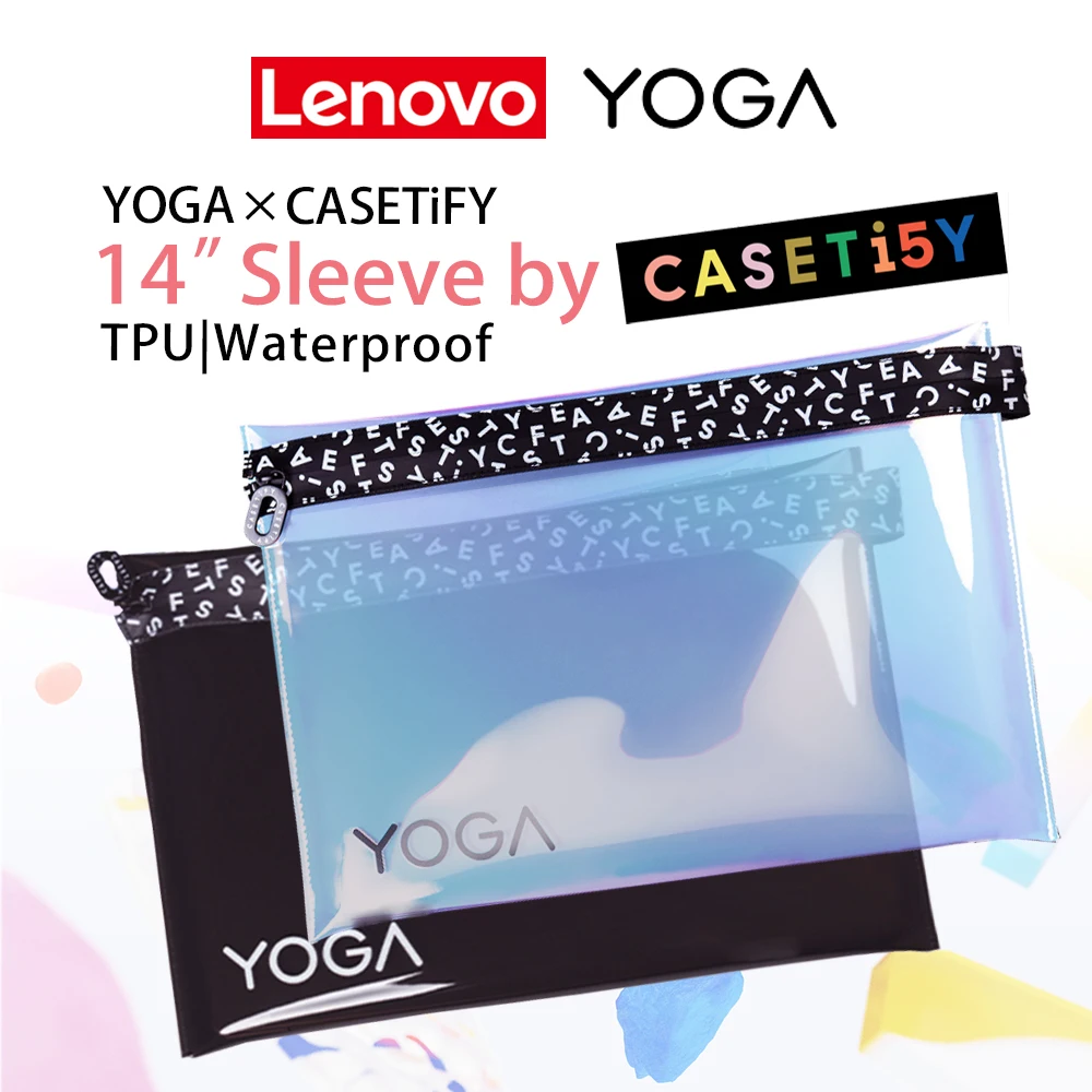 

Чехол Lenovo YOGA Collaboration Sleeve от CASETiFY, 14 дюймов, полупрозрачный, защитный, водонепроницаемый, из ТПУ, для планшетов, ноутбуков, iPad, MacBook