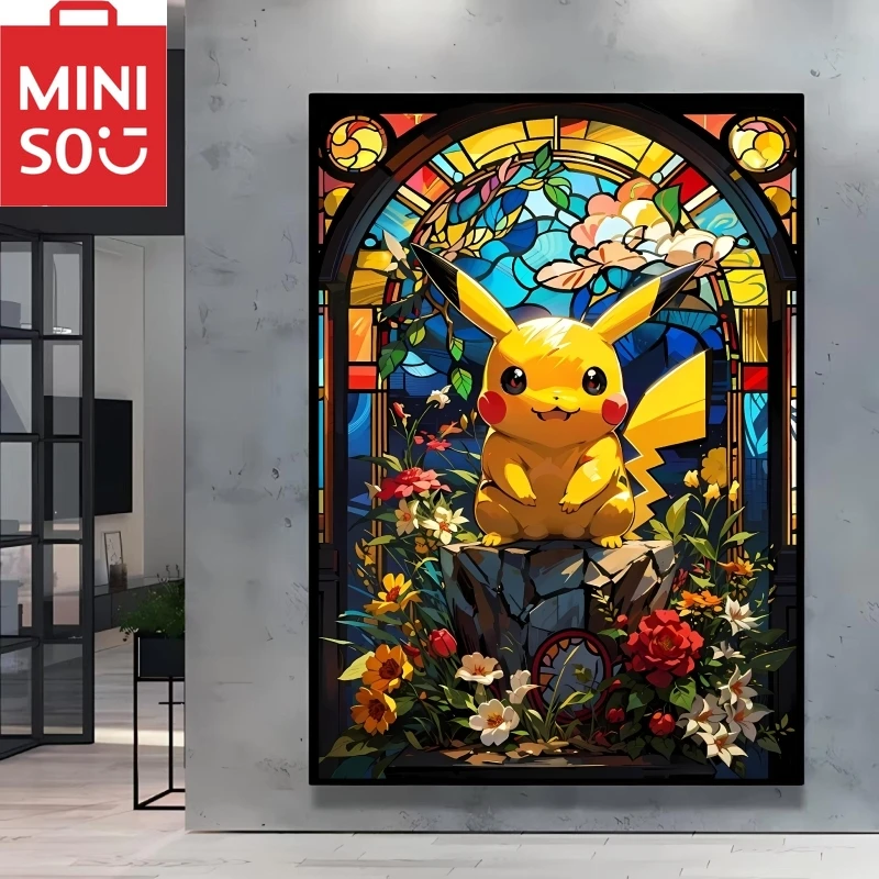 miniso-pintura-a-oleo-por-numeros-pokemon-bulbasaur-pikachu-personagens-de-desenhos-animados-brilhantes-coloridos-jardim-casa-sala-de-estar-decoracao