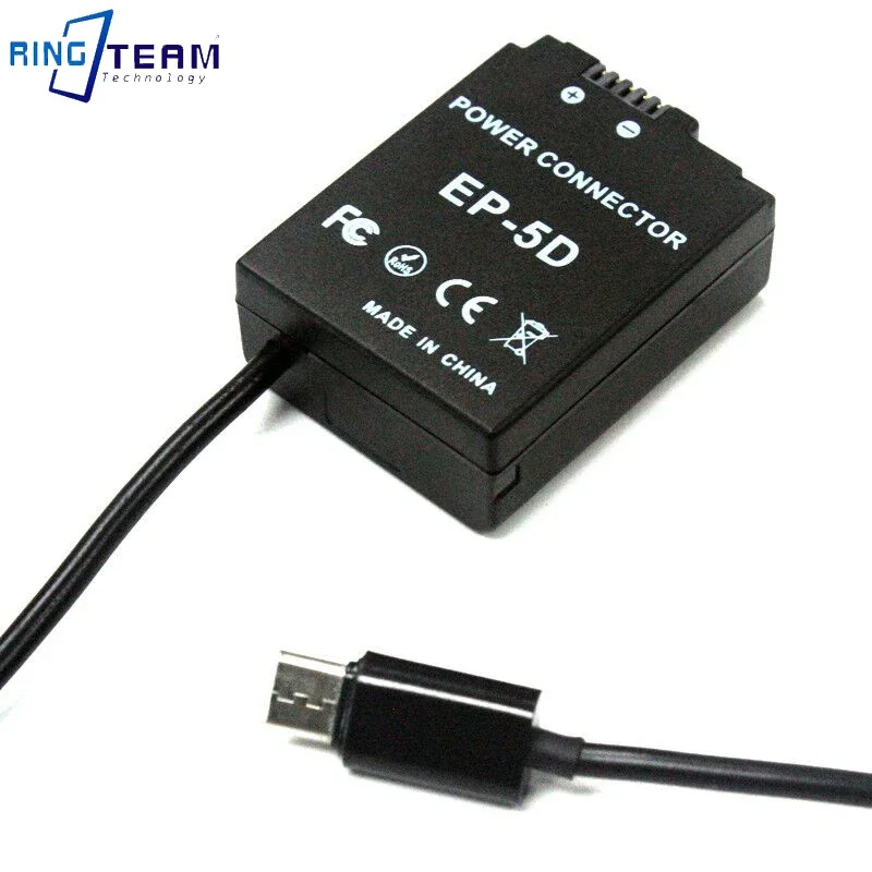 PD Power Adapter to EN-EL21 Dummy Bettery EP-5D DC Coupler  for Cameras 1 V2 1V2