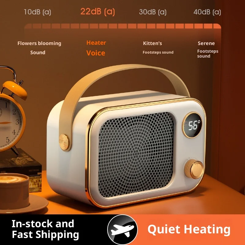 New Mini Electric Heater - Ceramic PTC Heating Warm Air Blower for Home Office Desktop Use