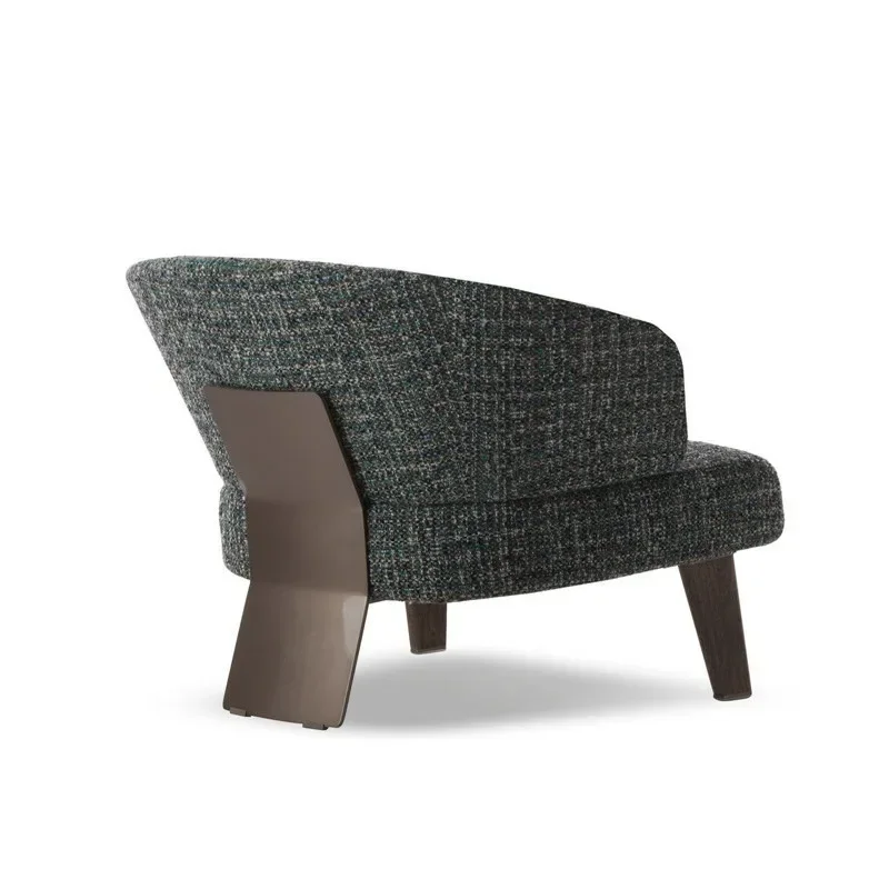 

Fabric living room leisure reception European dining chair, light luxury small apartment single sofa chair