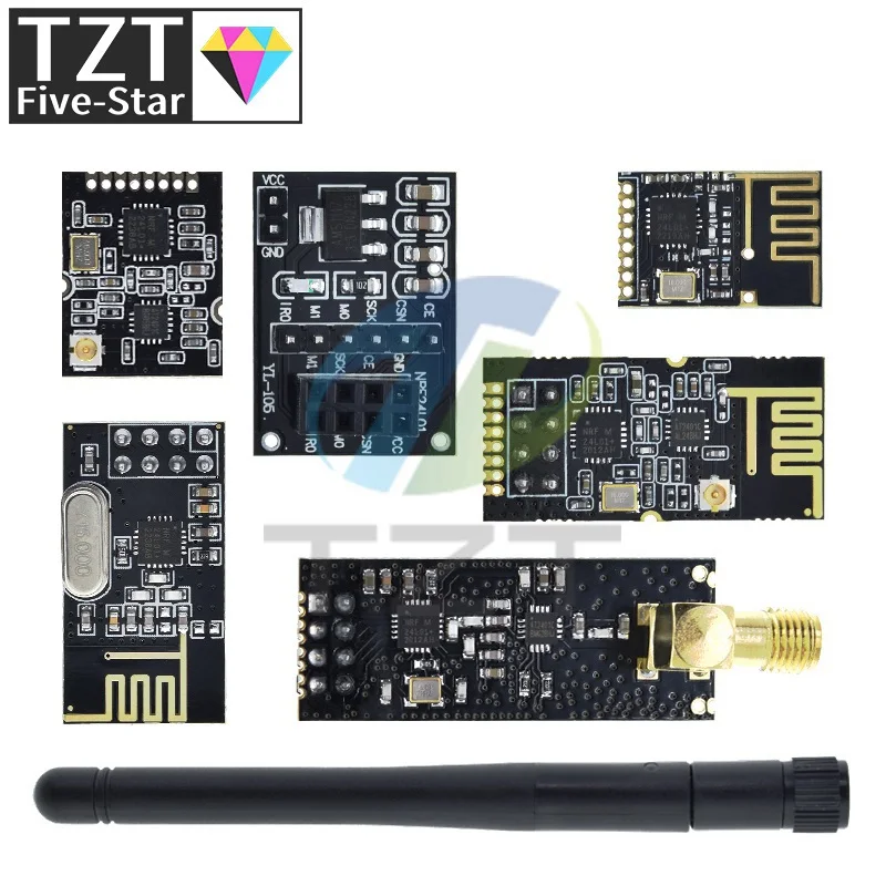 NRF24L01+ 2.4G wireless data transmission module 2.4GHz NRF24L01 upgrade version NRF24L01+PA+LNA 1000 Meters For Arduino