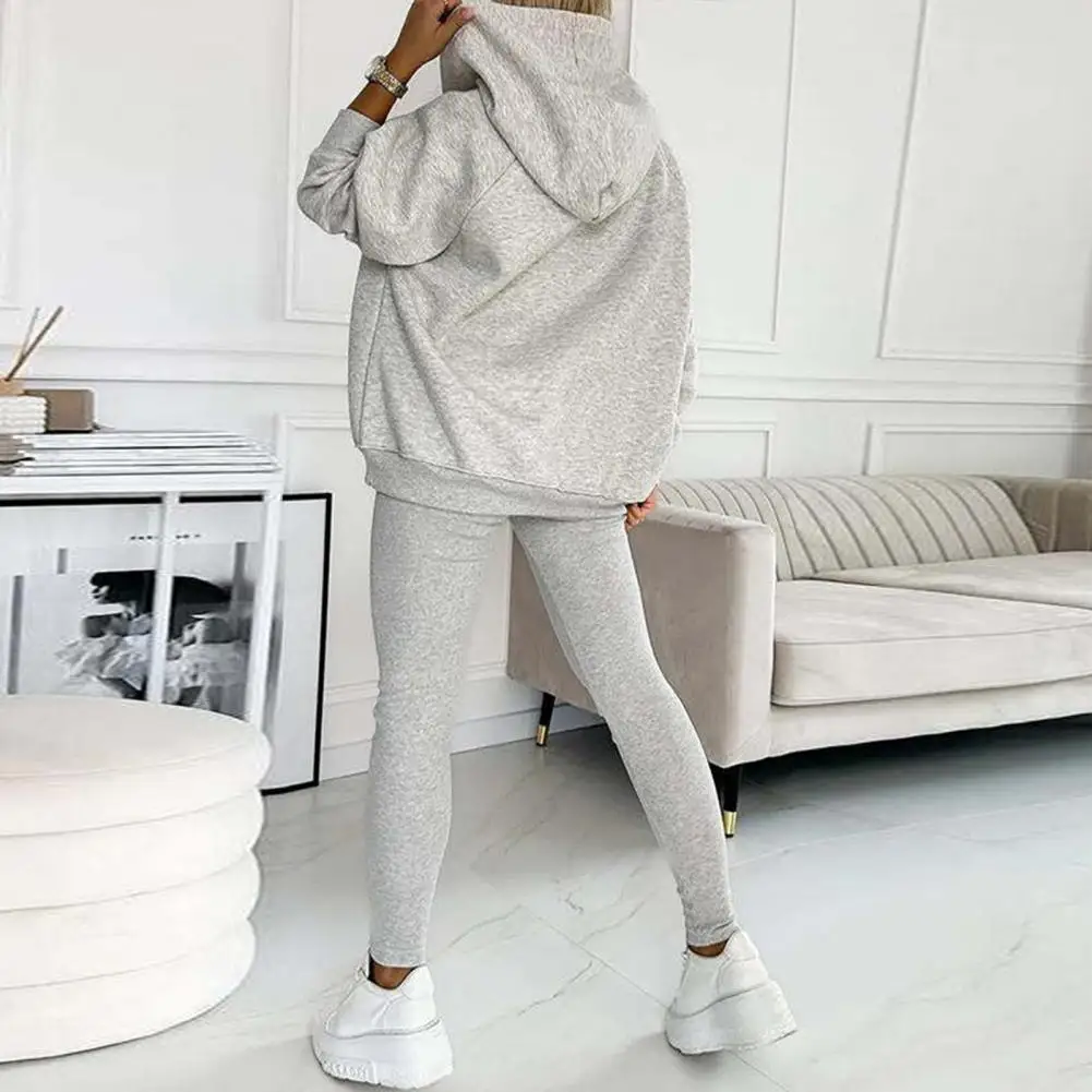 Women\'s Autumn Winter New Suit Sports Hooded Tops Sweatpants Woman Waistcoat Pants 3 Three Piece Sets Fashion Women Clothing