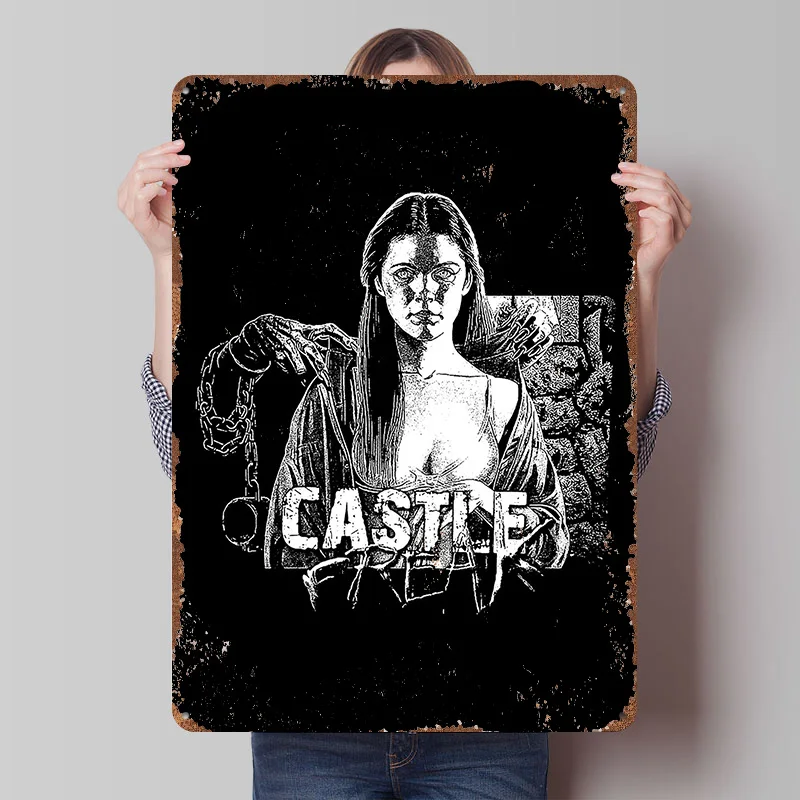 Castle Freak Metal Poster Customized Wall Art Retro Vintage Tinplate Signs for Decoration Bedroom Decorations Wand Deko Man Cave