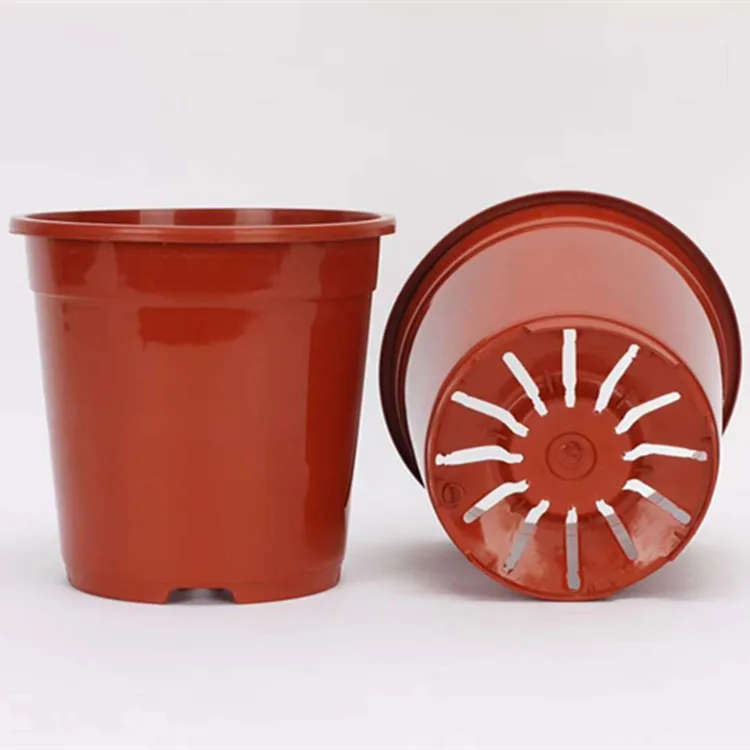 P202 屋内外兼用 多サイズ ガロン プラスチック植木鉢 耐久性のあるガーデンフラワーポット コンテナ苗ポット