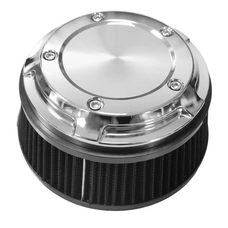 Motorcycle For Touring Softail Fat Boy FLSTN Dyna 1999-2017 Air Filter Black Chrome Cove Air Cleaner-Boom
