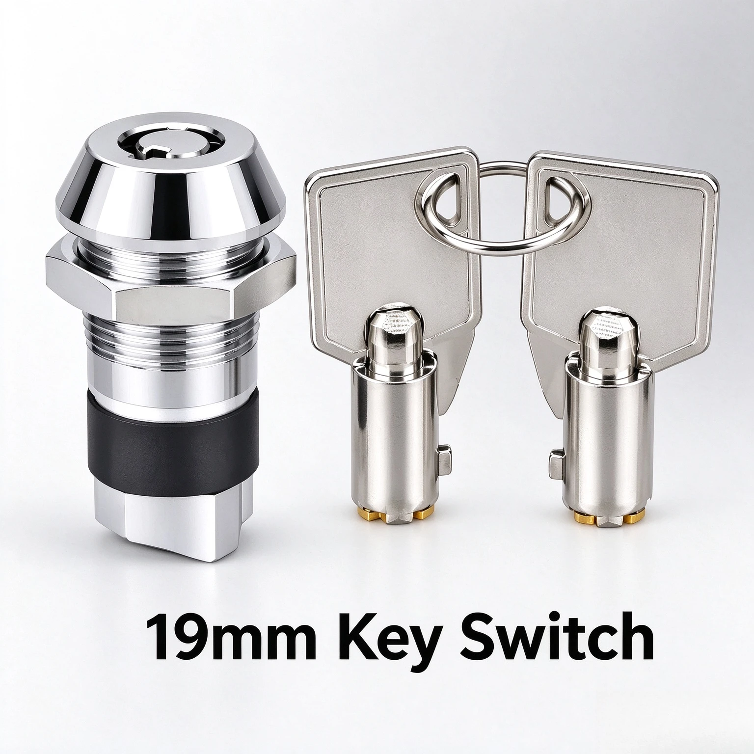 19mm Key Switch Power Elevator Lock 1902 Electronic Lock Base Station Lock Single Pull/Double Pull