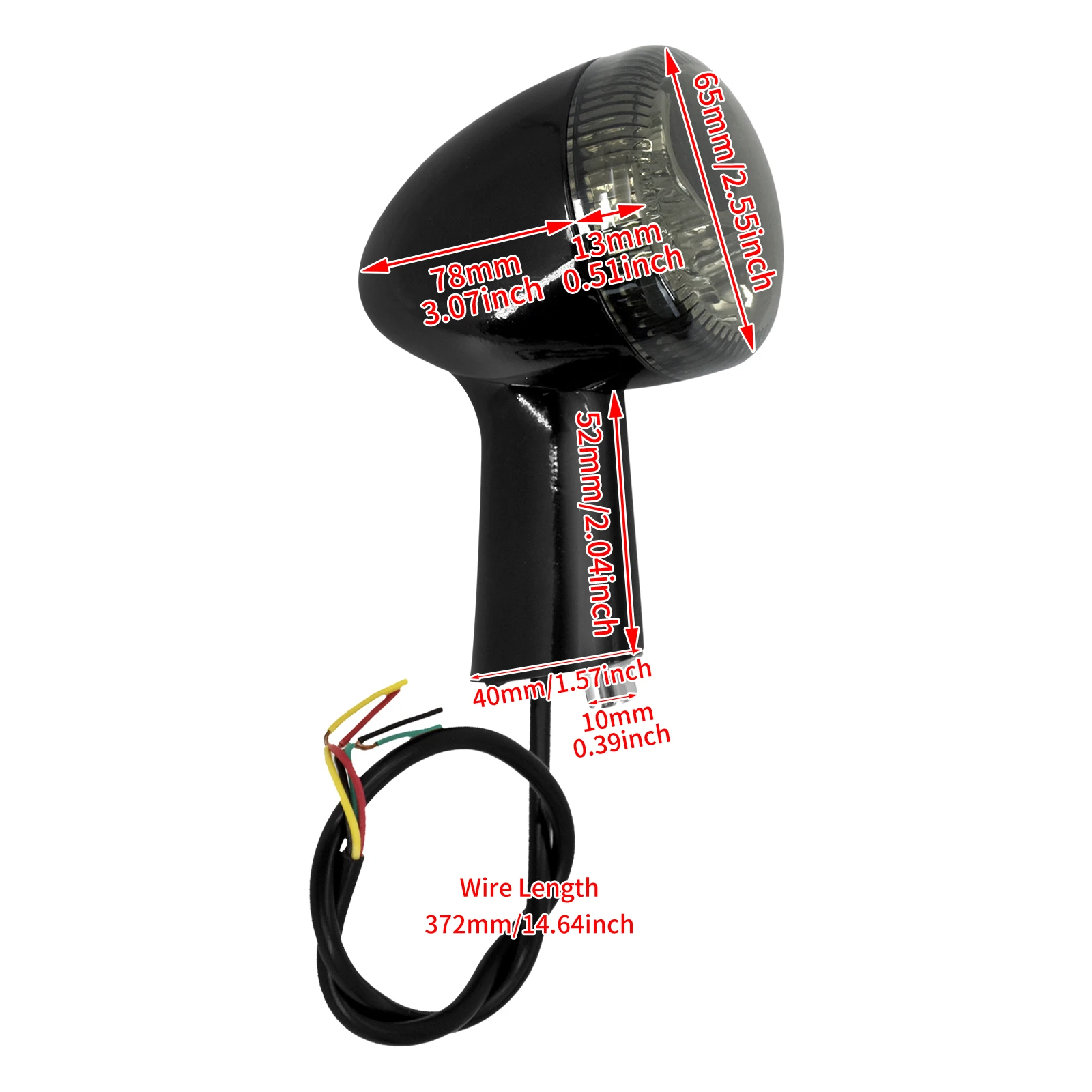 Motorcycle Rear Turn Signal LED Indicator Brake Light For Harley Sportster 883 Iron XL1200 Forty Eight Roadster Custom 1992-2022