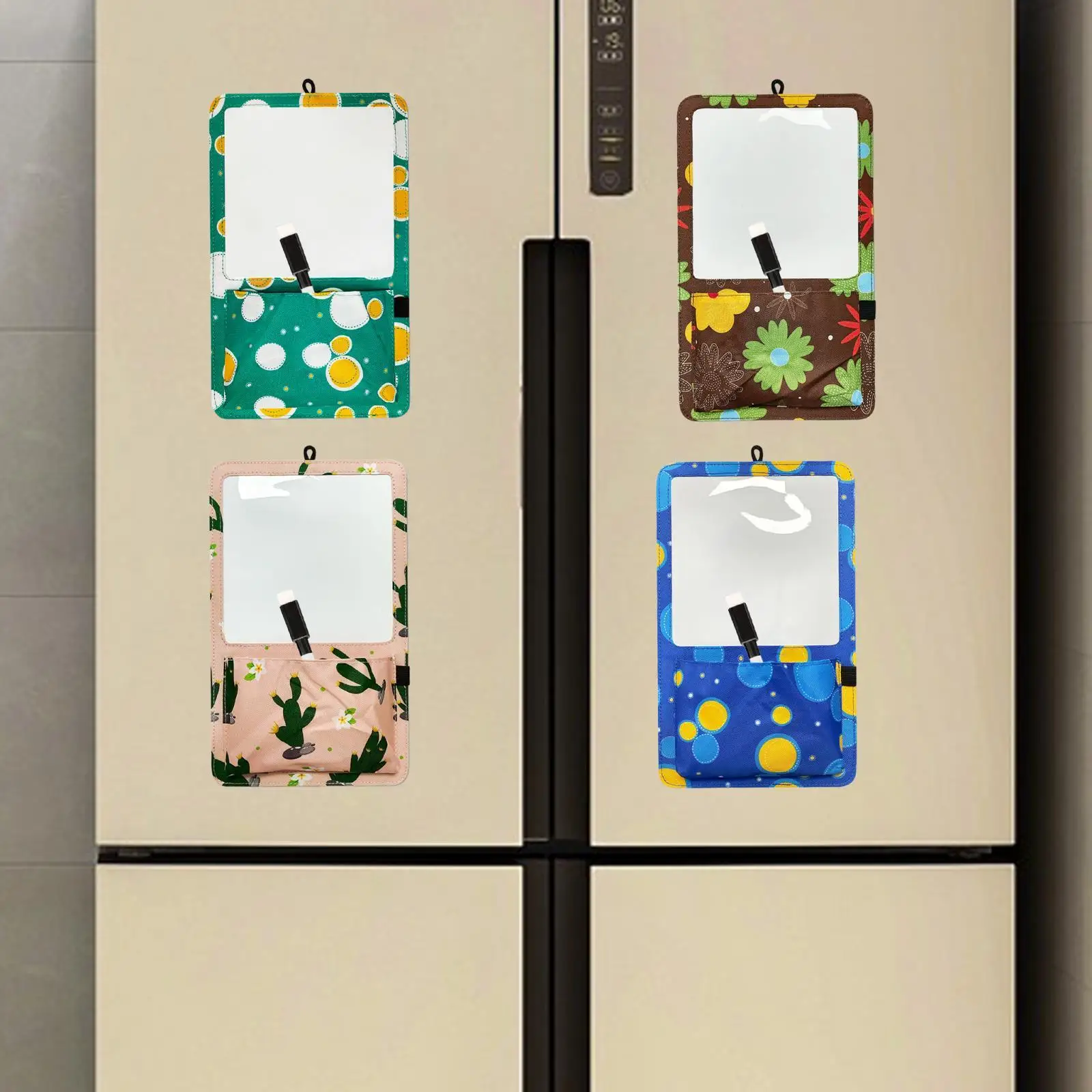 Magnetic Dry Erase Whiteboard com marcador, anúncio de armazenamento versátil, Message Board estável