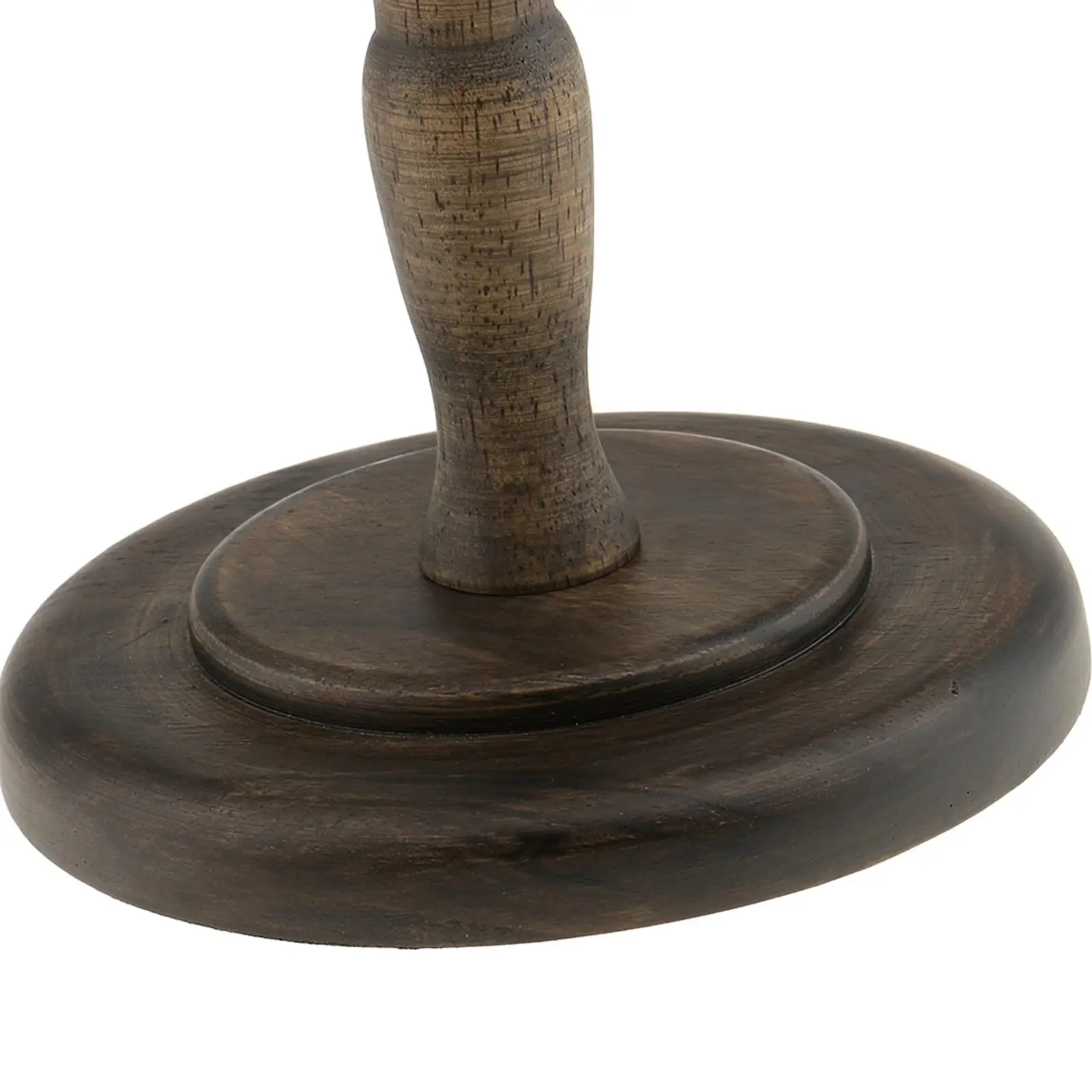 Freestanding Hat Holder Display Wooden Dome Rack Wig Head Stand Vintage Wood for Home or Retail