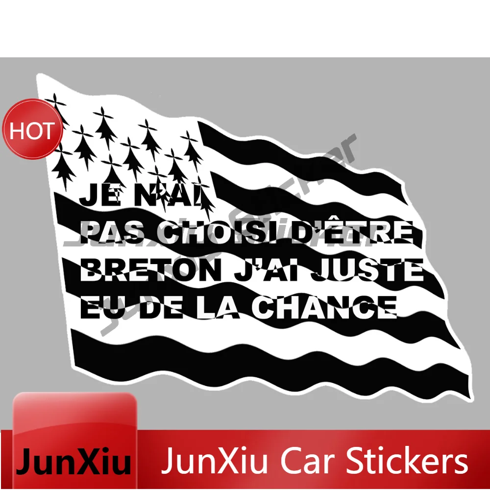 Drapeau Breizh Breton Chance Moto Biker Creative Vinyl Decal Waterproof Car Sticker Motorcycle Accessories