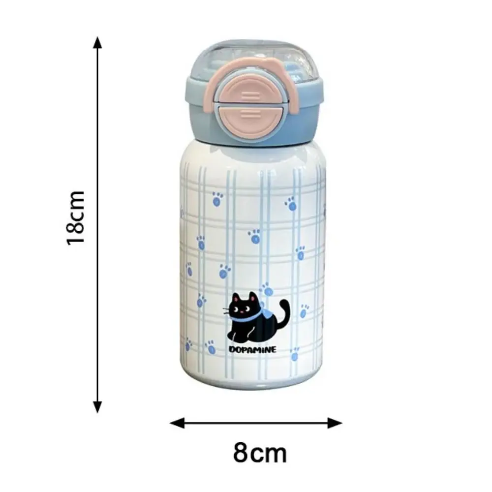 Creative 500ml Vacuum Cup Cartoon Stainless Steel  Double Drinking Large Capacity Tea Cup Birthday Gift image 6