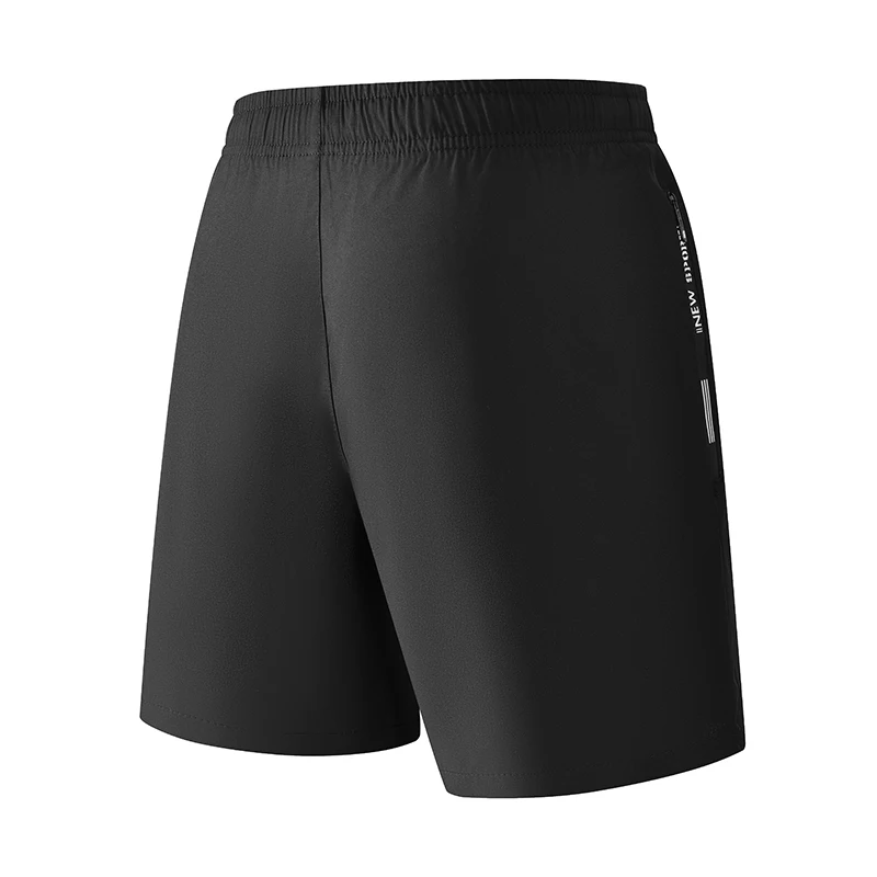 Men's Quick Dry Running Shorts Summer Thin Short Pants With Drawstring Running Sports Gym Fitness Beach Zipper Pocket Sweatpants