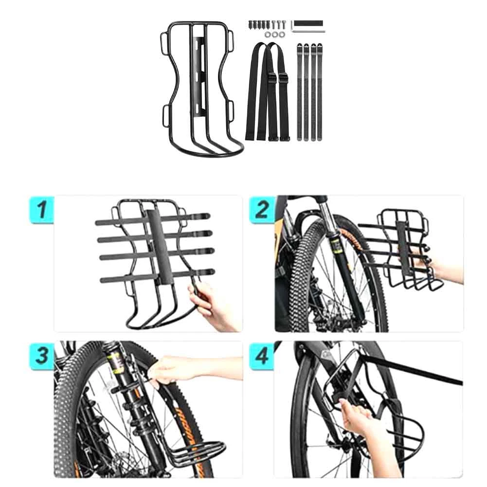 

AA67-Electric Scooter Front Bag Handlebar Support Holder Universal For M365 Scooter Black