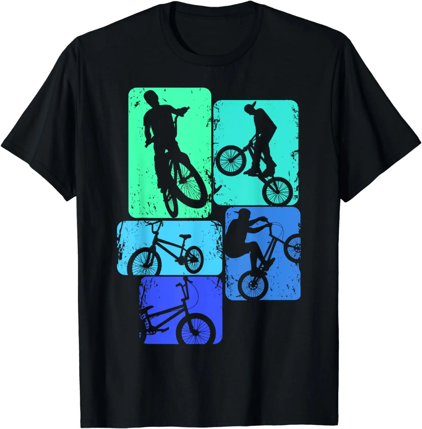 BMX Bike Bicycle Stunt Racing Kids Boys T-Shirt Mens Clothes Tops Graphic T Shirts  Vintage T Shirt  Camisas Streetwear