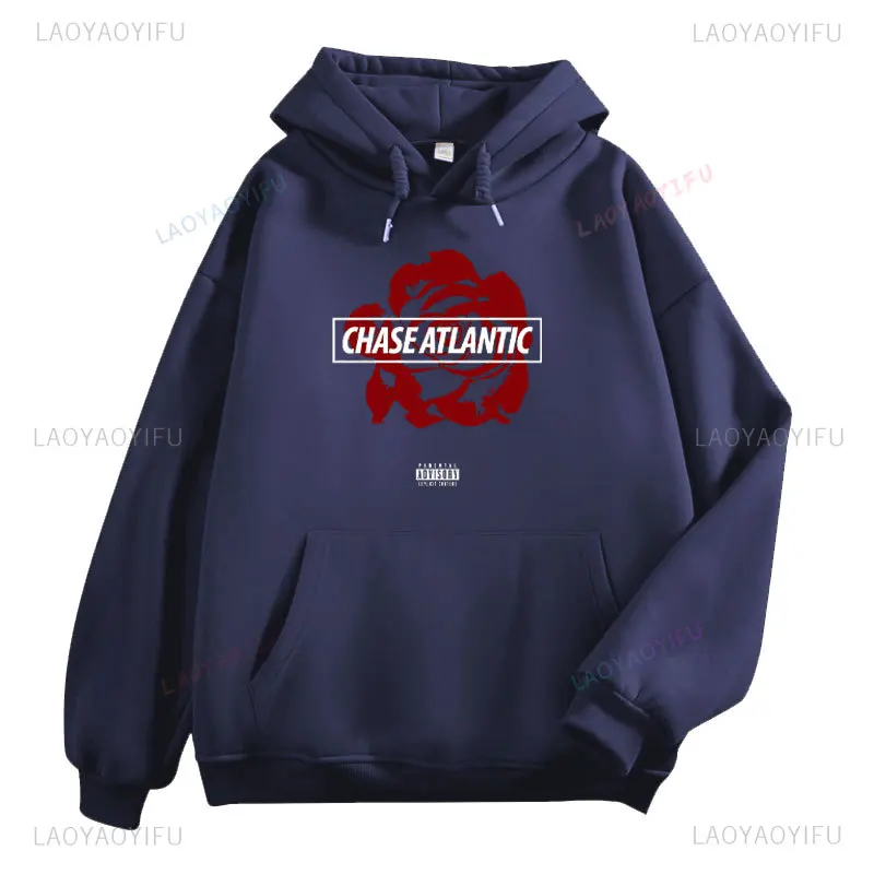 Rose mengejar Hoodie grafis Atlantic Pria Wanita, Hoodie Vintage Harajuku Streetwear gaya lengan panjang pakaian kasual menyenangkan