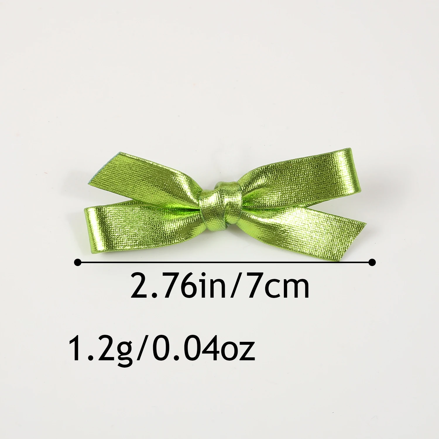 Accesorios de pajarita de cuero PU brillante para diademas, bolsa de regalo artesanal, caja, Clip para ropa, zapatos de vestir, accesorios de decoración, 10 Uds.