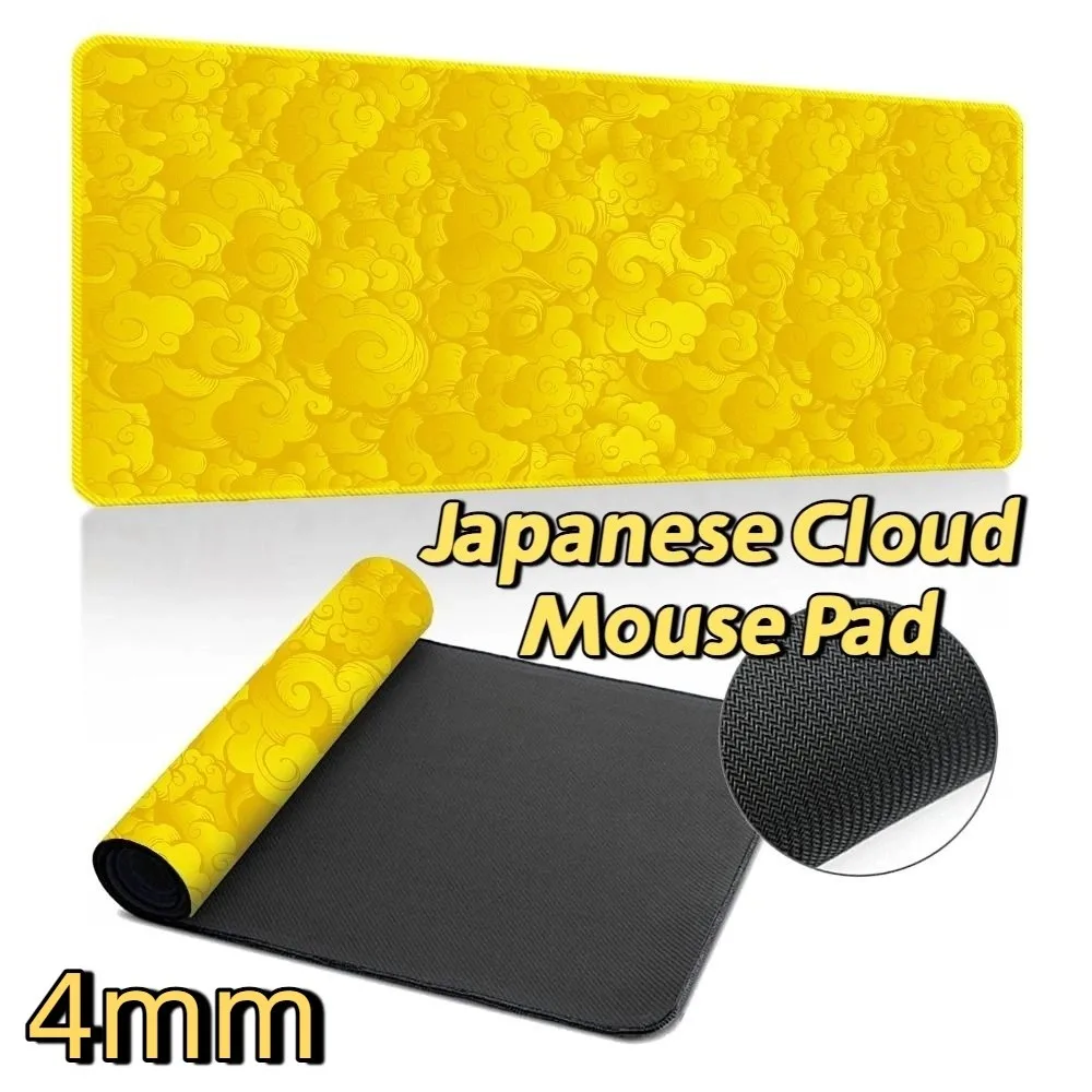 

900*400MM Japanese Cloud Mouse Pad Creative 4mm Thickened Keyboard Mats Desk Protector Large Size Gaming Mouse Pad Home Office
