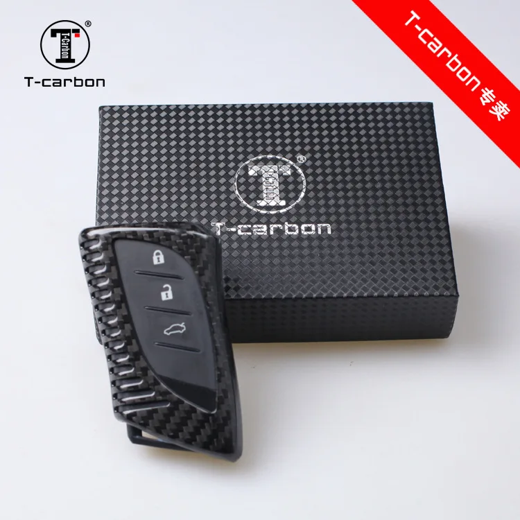 Fit for New Lexus 18 ES New Lexus ES200 UX260h LS Carbon Fiber Key Case