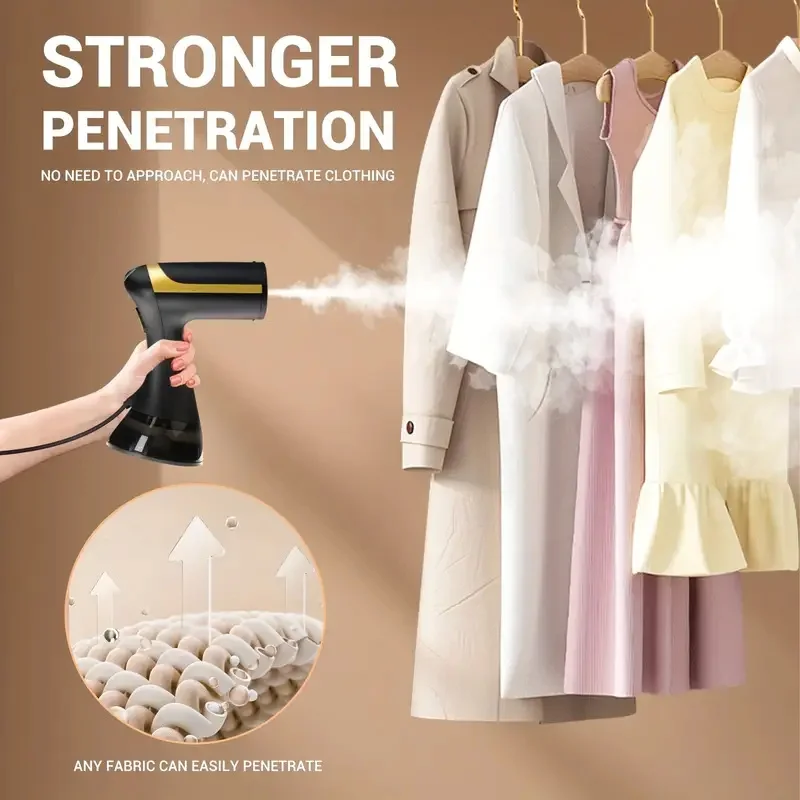 

Hand Holding Portable Garment Steamer Iron Steam Cleaner For Cloth 1500W 300ml Garment Hanging Steamer Clothes Ironing Machine