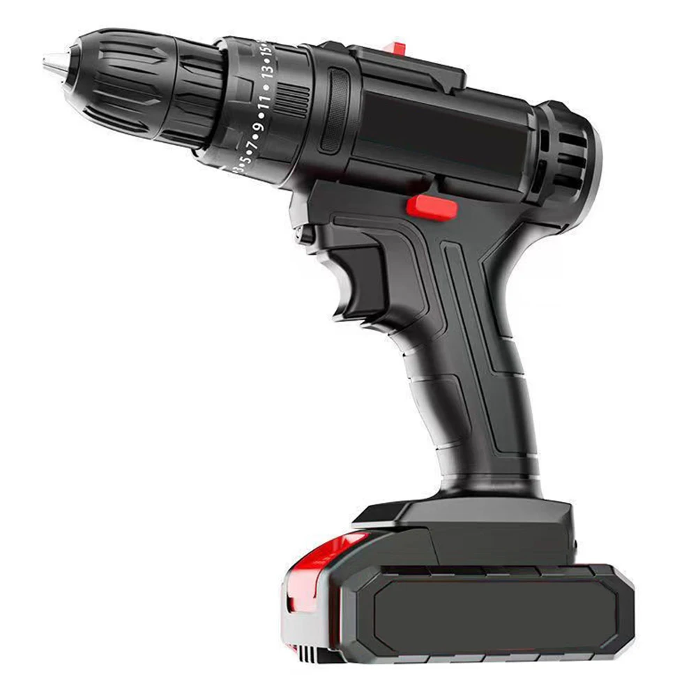 Electric Drill Cordless Drill Driver Multi-Function Electric Screwdriver Variable Speed Power Drill Kit for Furnishing