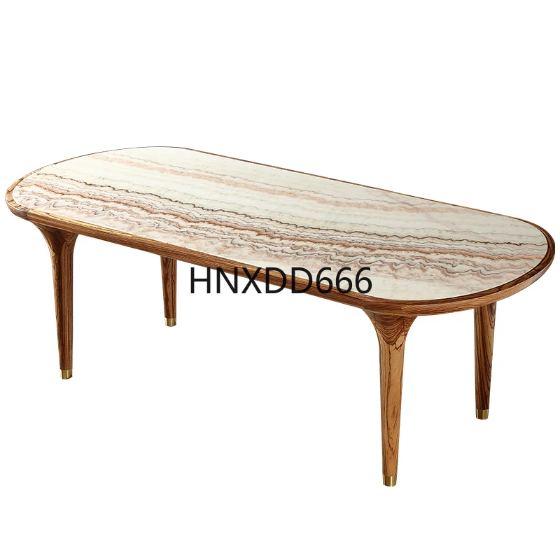 

Ebony natural marble dining table