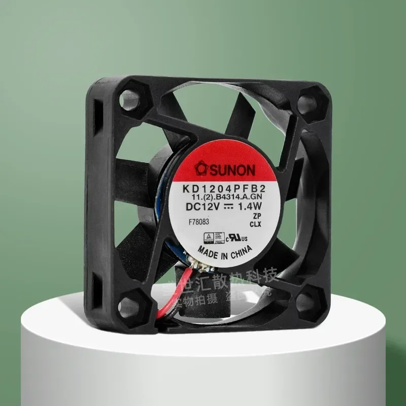 KD1204PFB2 for Car Navigation Double Ball Cooling Fan 4CM Built-in 4010 Large Air Volume 12V 1.4W Power Supply