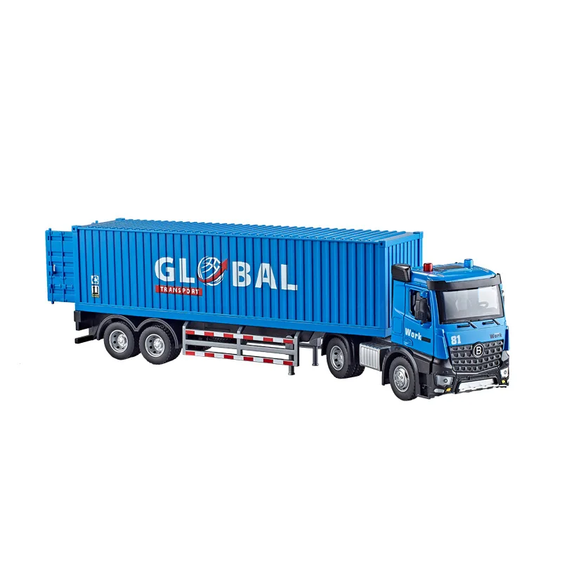 1: 24 alloy large container truck models,container engineering vehicle toys,children\'s gifts,wholesale