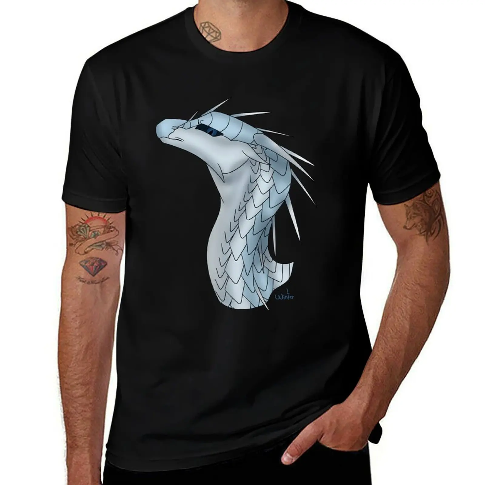 

Winter Wings of Fire T-Shirt anime tshirt aesthetic clothes men t shirts high quality