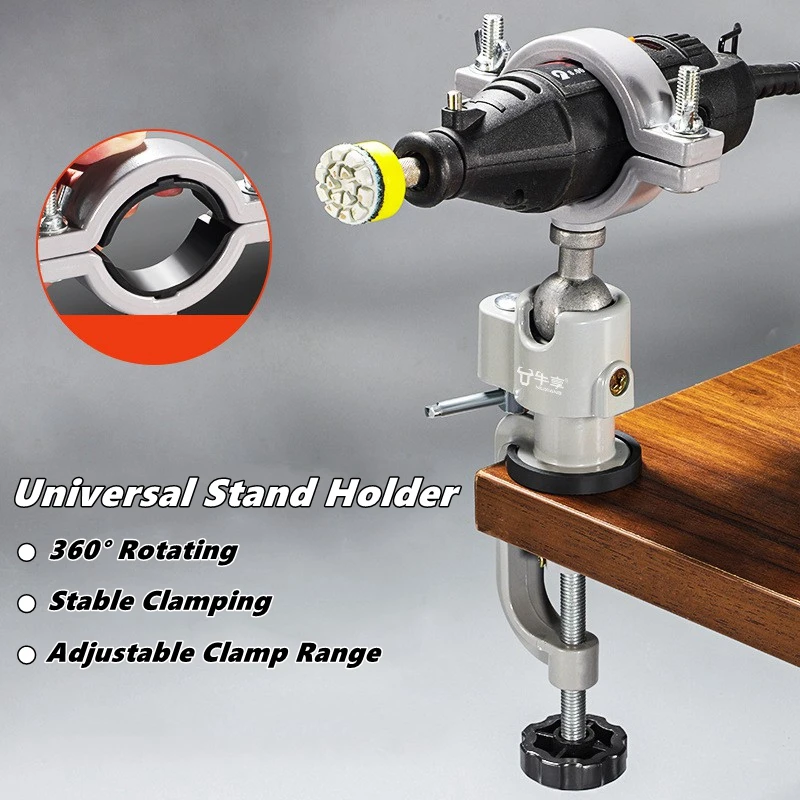 360° Rotating Table Bench Clamp Vise Electric Drill Rack Support Stand Holder Multifunctional Bracket For Grinder,Rotary Tool