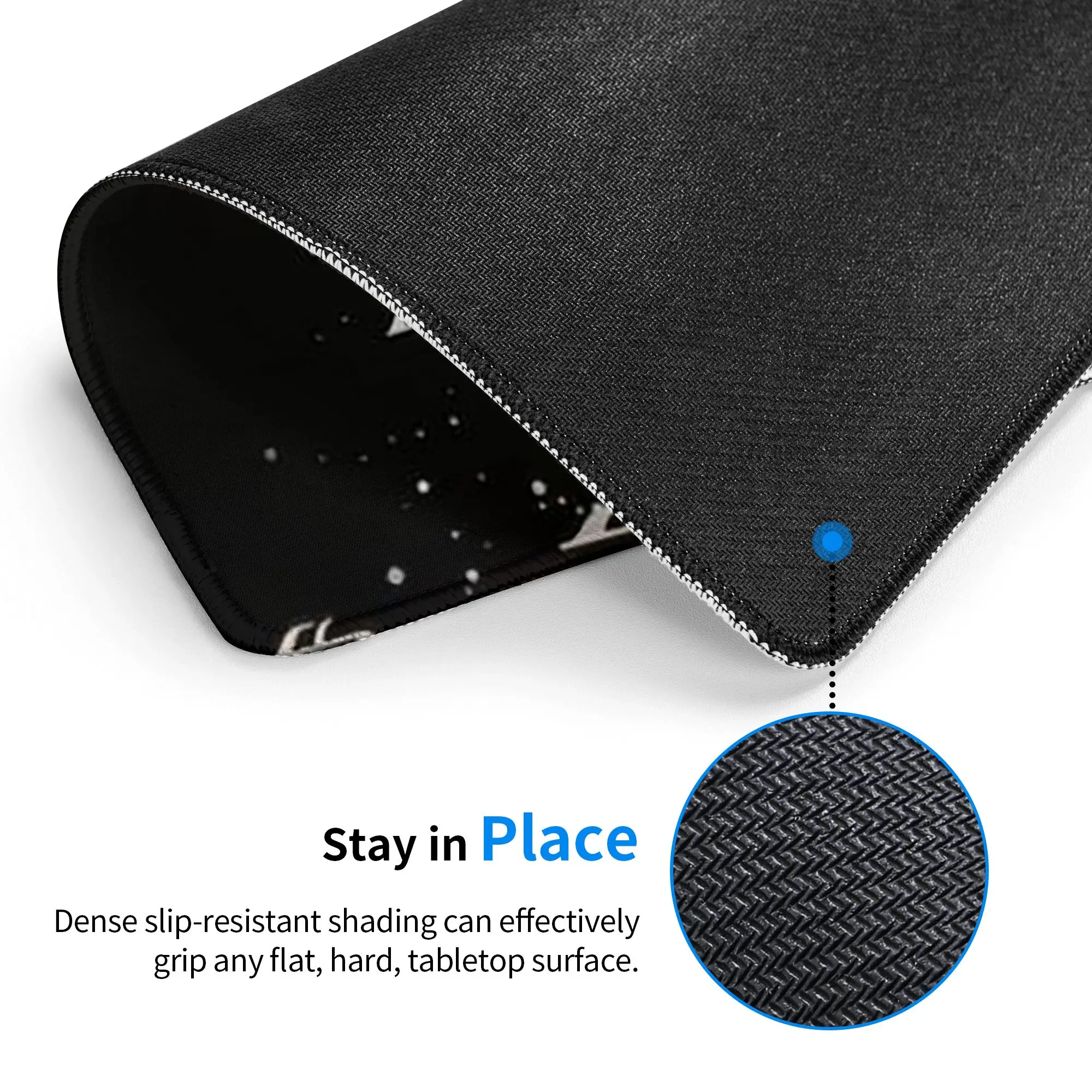 Music Symbols Pattern Mouse Pad Computer Keyboard Mouse Mat Gaming PC Laptop Desk Mat Office Accessories Table Mats