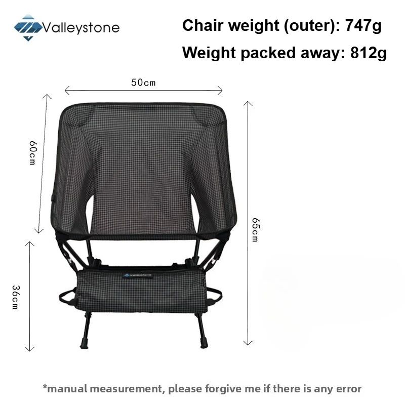Ultralight Dyneema Moon Chair 7075 Aluminum Alloy UHMWPE Heavy Duty Foldable Outdoor Camping Backpacking Hiking Fishing Chair view 6